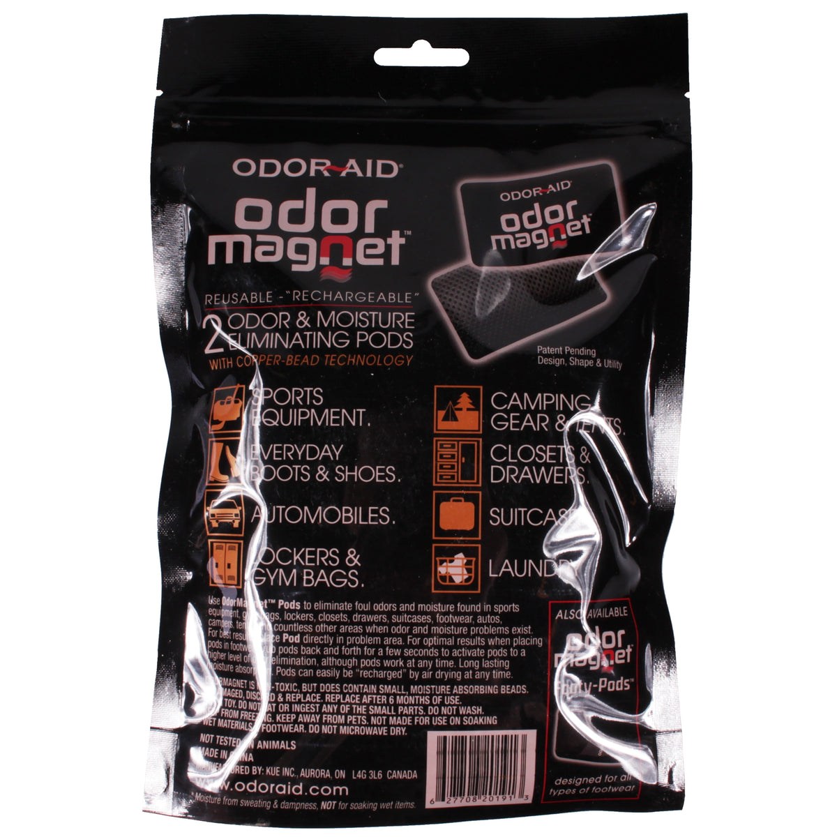 ODOR-AID magnētiskie kapsulu turētāji