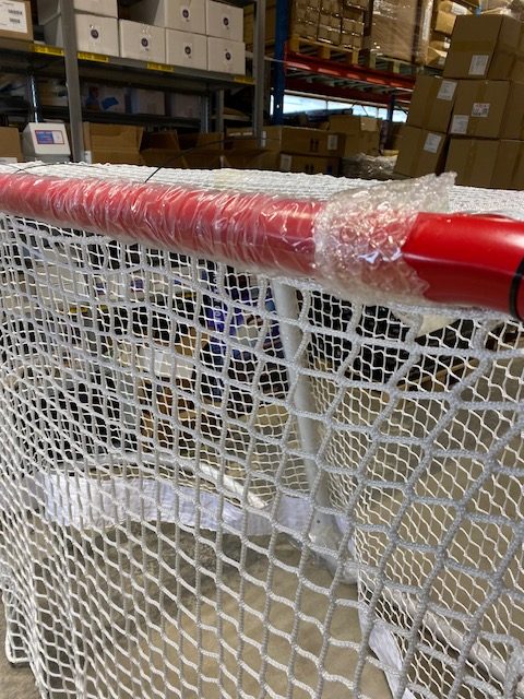 Nolaidāmais Tīkls Hokeja Vārtiem – Pastiprināts Aizsargtīkls Pilna Izmēra Vārtu Būriem