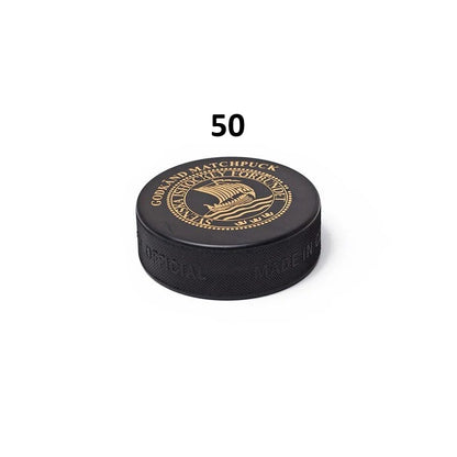 Matchpuck Hockey – nesmērējošs ar mača apdruku - 50 gab.