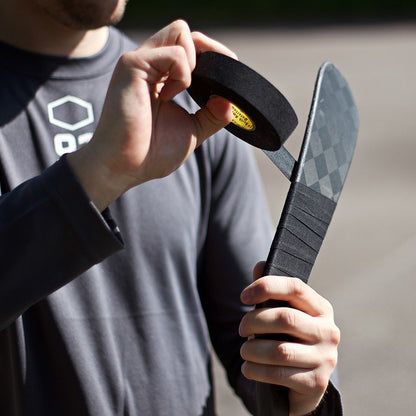 Comp-o-stik Hokeja auduma lente – Balta / Melna, Šaura / Plata