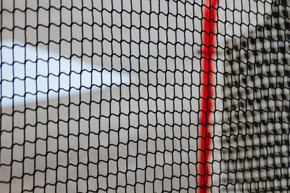 UNITE Aizsargtīkls Hockey – Komplekts atsitiena siets ar rāmi, stabiem & tīklu